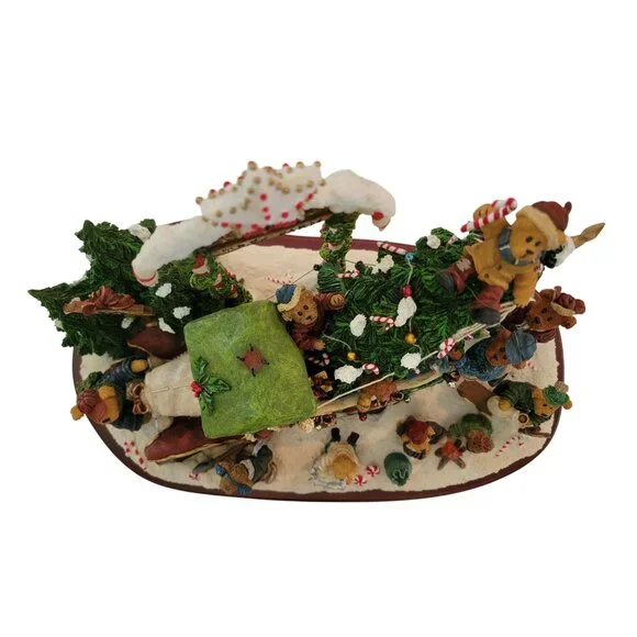 Boyds Bears At Kringles Tree Farm Figurine By Danbury Mint - Picture 2 of 4